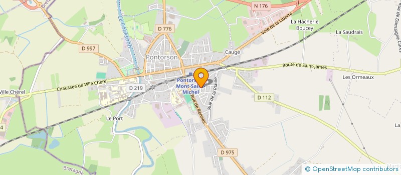 localisation de l'entreprise MONSIEUR FERNAND GUESDON  PONTORSON