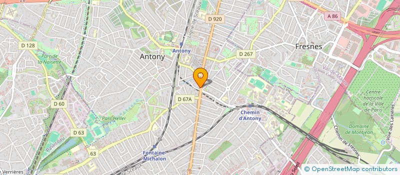 localisation de l'entreprise MONSIEUR FERNAND GUILLOU à ANTONY