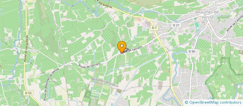 localisation de l'entreprise MONSIEUR FERNAND GUINTRANDY  VACQUEYRAS