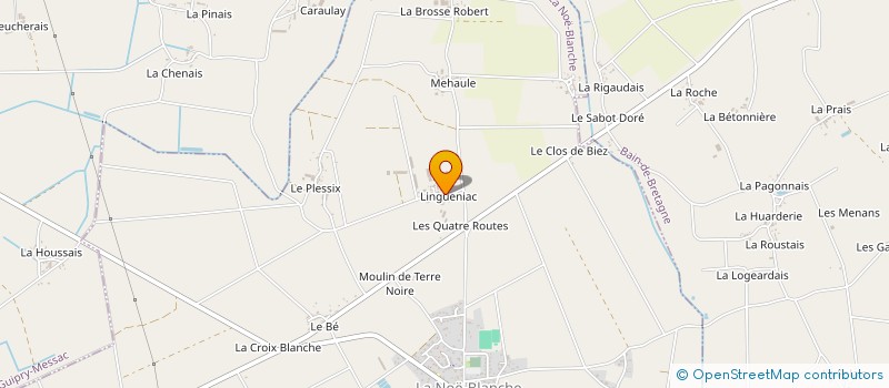 localisation de l'entreprise MONSIEUR FERNAND HERROUIN à LA NOE-BLANCHE