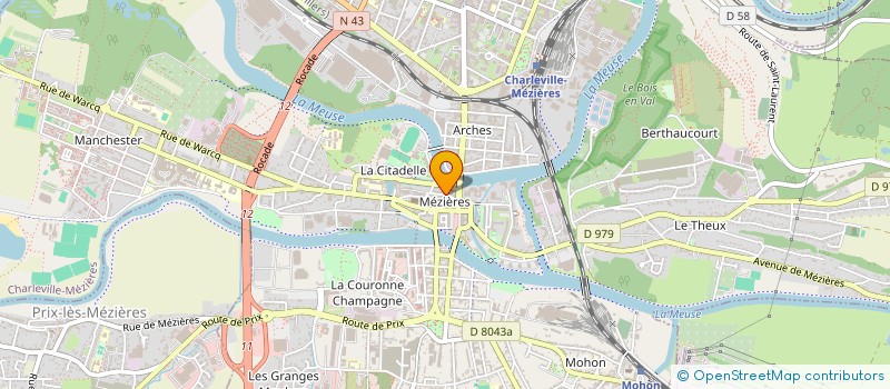 localisation de l'entreprise MONSIEUR FERNAND HOLDERBAUM  CHARLEVILLE-MEZIERES