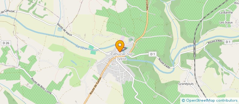 localisation de l'entreprise MONSIEUR FERNAND HORTAL  CAHUZAC-SUR-VERE