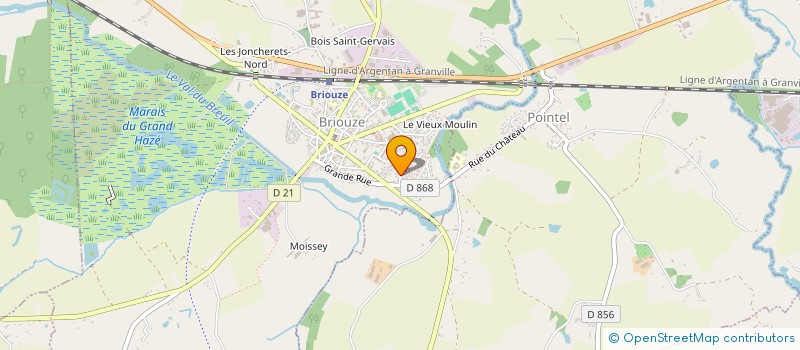 localisation de l'entreprise MONSIEUR FERNAND HUET à BRIOUZE