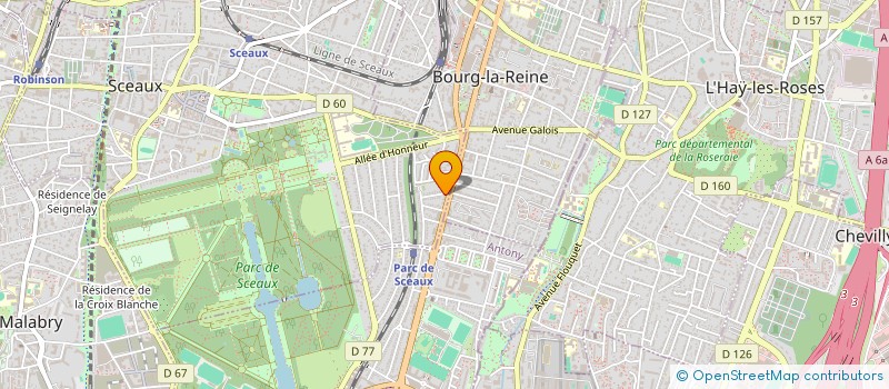 localisation de l'entreprise MONSIEUR FERNAND HUET à SCEAUX