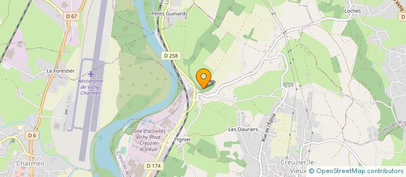 localisation de l'entreprise MONSIEUR FERNAND JANOWIEZ à CREUZIER-LE-VIEUX
