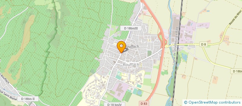 localisation de l'entreprise MONSIEUR FERNAND JENNY  ROUFFACH