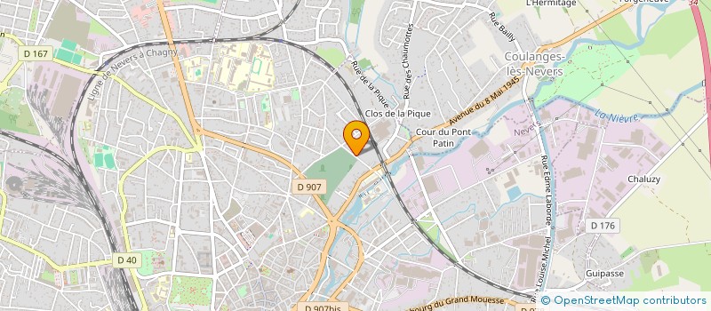 localisation de l'entreprise MONSIEUR FERNAND KLUFTS à NEVERS