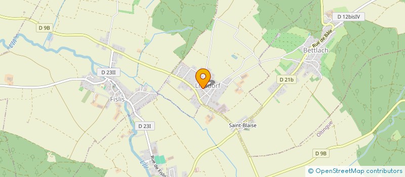 localisation de l'entreprise MONSIEUR FERNAND KUENTZ  LINSDORF