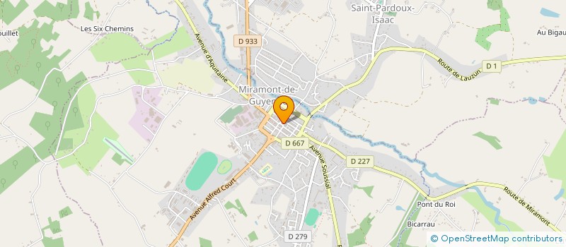 localisation de l'entreprise MONSIEUR FERNAND LABONNE  MIRAMONT-DE-GUYENNE