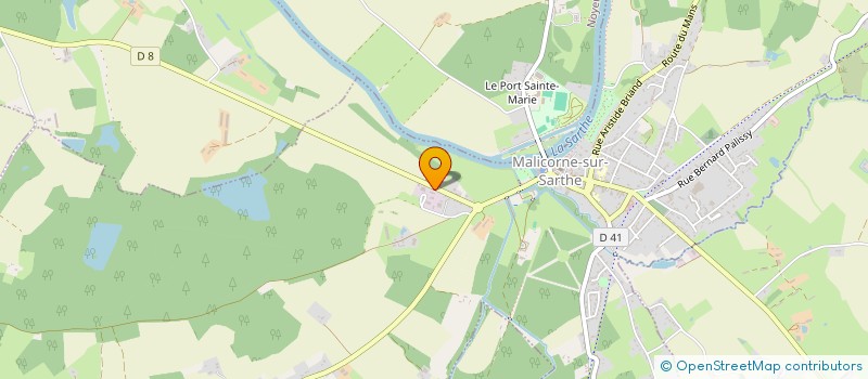 localisation de l'entreprise MONSIEUR FERNAND LANCELEUR  MALICORNE-SUR-SARTHE