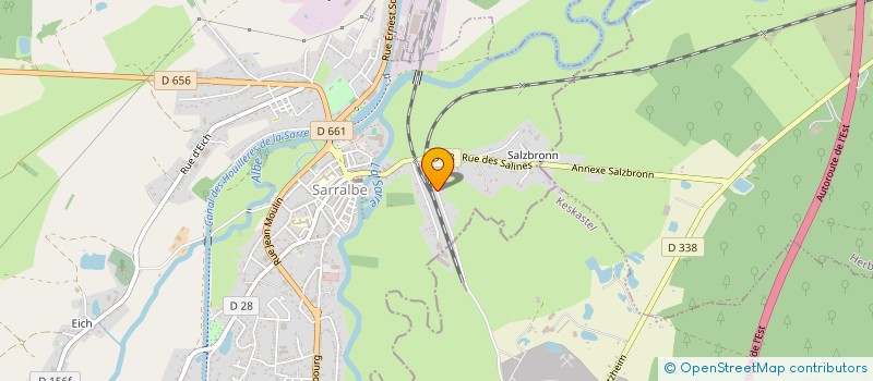 localisation de l'entreprise MONSIEUR FERNAND LANGENFELD  SARRALBE