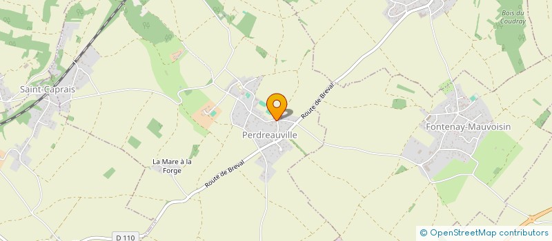 localisation de l'entreprise MONSIEUR FERNAND LANGLOIS  PERDREAUVILLE