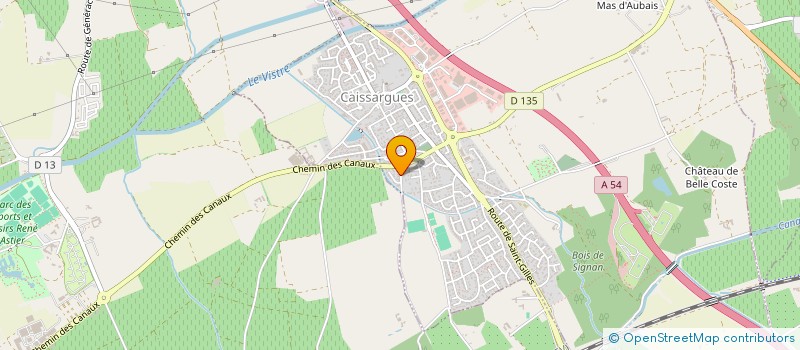 localisation de l'entreprise MONSIEUR FERNAND LANTELME  CAISSARGUES