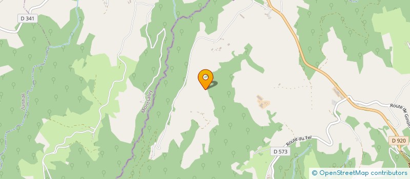 localisation de l'entreprise MONSIEUR FERNAND LAVIGNE  LE FEL