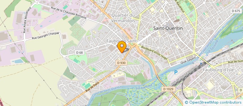 localisation de l'entreprise MONSIEUR FERNAND LE PAGE  SAINT-QUENTIN