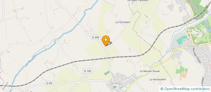 localisation de l'entreprise MONSIEUR FERNAND LE RACHINEL  CANISY