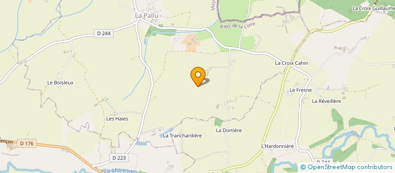 localisation de l'entreprise MONSIEUR FERNAND LEBLANC à LA PALLU