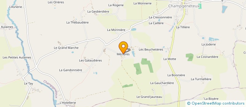 localisation de l'entreprise MONSIEUR FERNAND LEDAIN  CHAMPGENETEUX