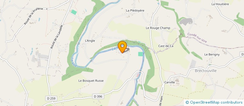 localisation de l'entreprise MONSIEUR FERNAND LEGUELINEL à CONDE-SUR-VIRE