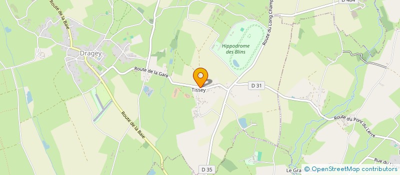 localisation de l'entreprise MONSIEUR FERNAND LEHERISSEY  DRAGEY-RONTHON