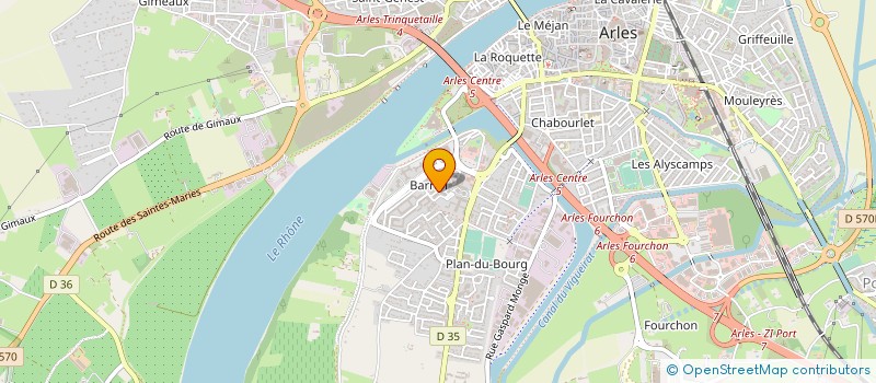 localisation de l'entreprise MONSIEUR FERNAND LIGONNIERE à ARLES