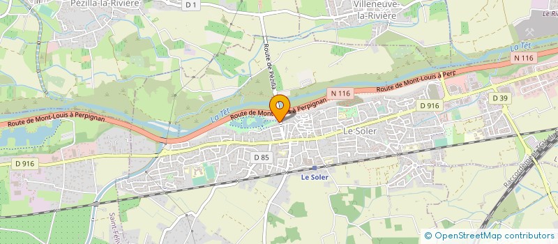 localisation de l'entreprise MONSIEUR FERNAND LLENAS  LE SOLER