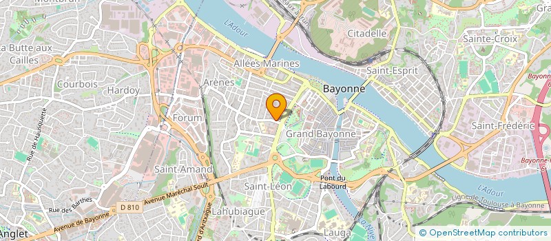 localisation de l'entreprise MONSIEUR FERNAND MAHE à BAYONNE