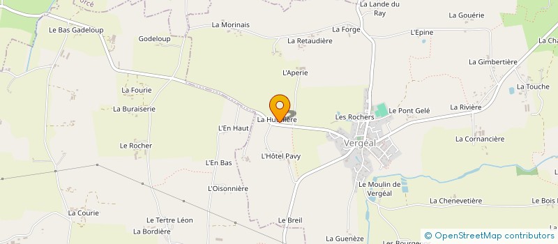 localisation de l'entreprise MONSIEUR FERNAND MARCILLE  VERGEAL