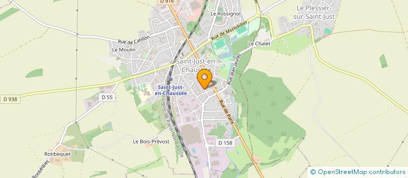 localisation de l'entreprise MONSIEUR FERNAND MARIELLE à SAINT-JUST-EN-CHAUSSEE