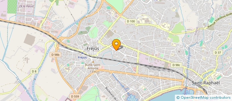 localisation de l'entreprise MONSIEUR FERNAND-MARIUS GAVARRY à FREJUS