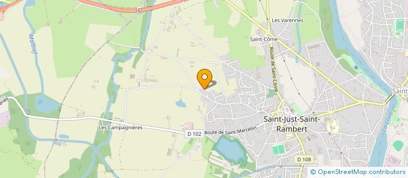 localisation de l'entreprise MONSIEUR FERNAND MARTINS GONCALVES à SAINT-JUST-SAINT-RAMBERT