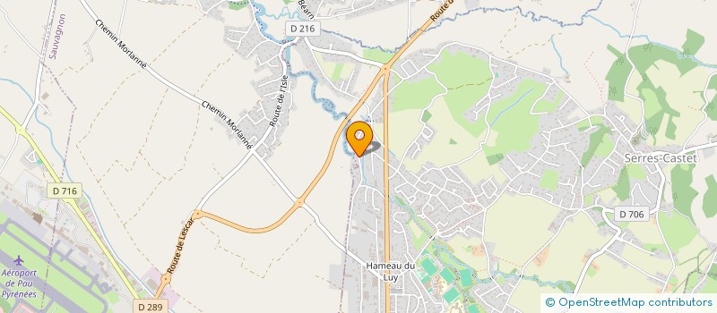 localisation de l'entreprise MONSIEUR FERNAND MAS  SERRES-CASTET