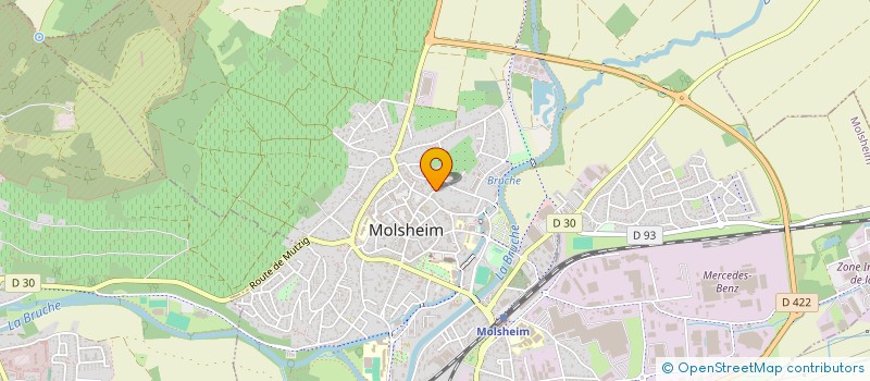 localisation de l'entreprise MONSIEUR FERNAND MEHL  MOLSHEIM