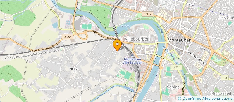 localisation de l'entreprise MONSIEUR FERNAND MIALHE  MONTAUBAN