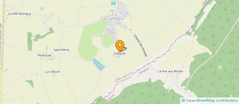 localisation de l'entreprise MONSIEUR FERNAND MICHARD  LE CAMBOUT