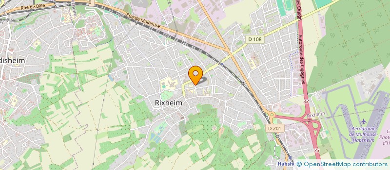 localisation de l'entreprise MONSIEUR FERNAND MOEGLIN  RIXHEIM