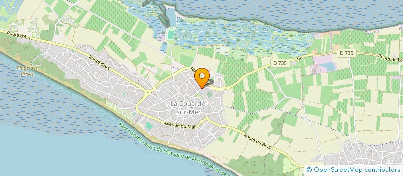 localisation de l'entreprise MONSIEUR FERNAND MONO  LA COUARDE-SUR-MER