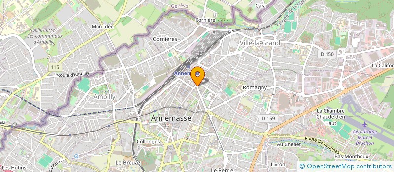 localisation de l'entreprise MONSIEUR FERNAND MOTTIER à ANNEMASSE