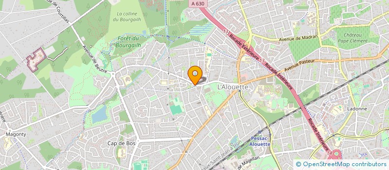 localisation de l'entreprise MONSIEUR FERNAND NOHAM  GUETUE  PESSAC