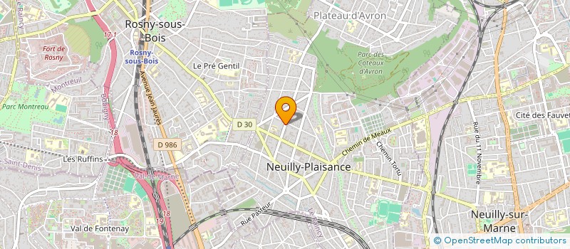 localisation de l'entreprise MONSIEUR FERNAND NONKOUNI à NEUILLY-PLAISANCE