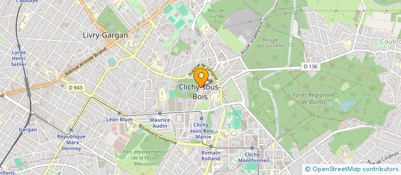 localisation de l'entreprise MONSIEUR FERNAND ORTICA à CLICHY SOUS BOIS