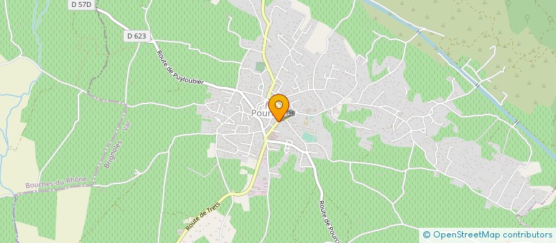 localisation de l'entreprise MONSIEUR FERNAND OUVIERE  POURRIERES