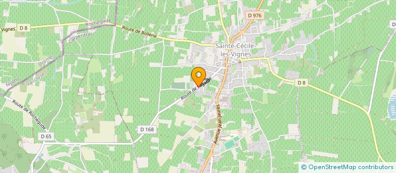 localisation de l'entreprise MONSIEUR FERNAND PASCALIN  SAINTE-CECILE-LES-VIGNES