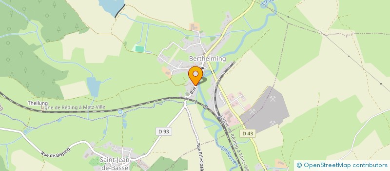 localisation de l'entreprise MONSIEUR FERNAND PEIFFER  BERTHELMING