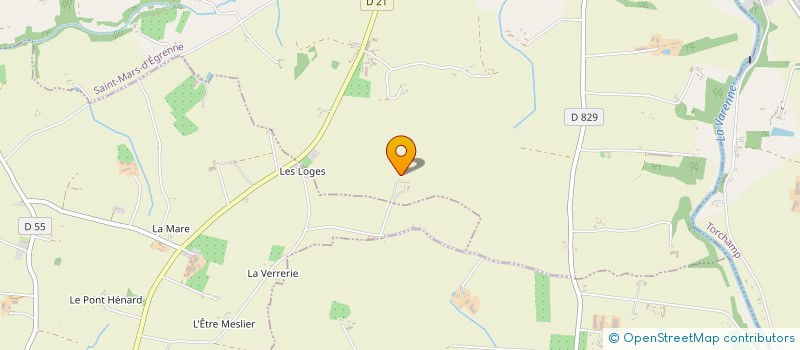 localisation de l'entreprise MONSIEUR FERNAND PELOUIN à SAINT-MARS D EGRENNE
