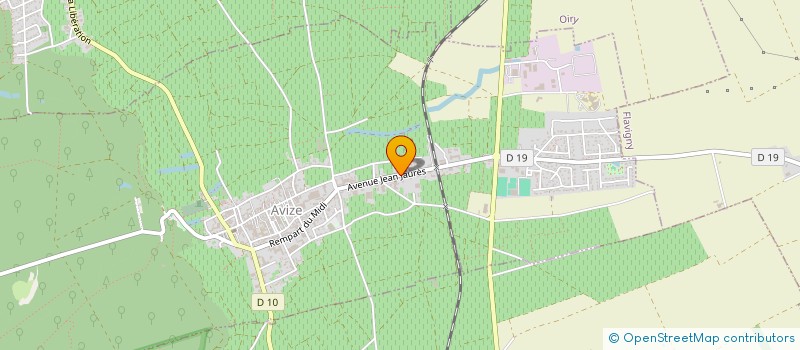 localisation de l'entreprise MONSIEUR FERNAND PERNET  AVIZE