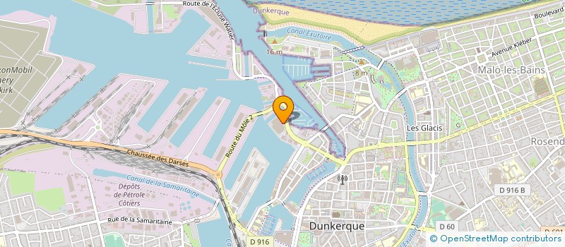 localisation de l'entreprise MONSIEUR FERNAND PITREL à DUNKERQUE
