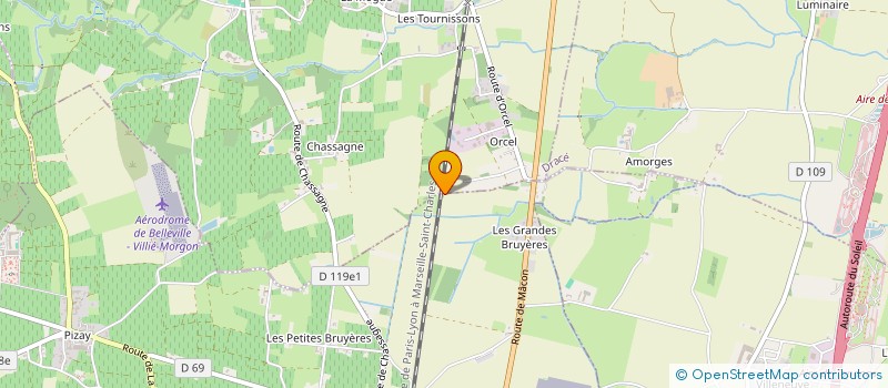 localisation de l'entreprise MONSIEUR FERNAND PLASSARD à SAINT JEAN D'ARDIERES