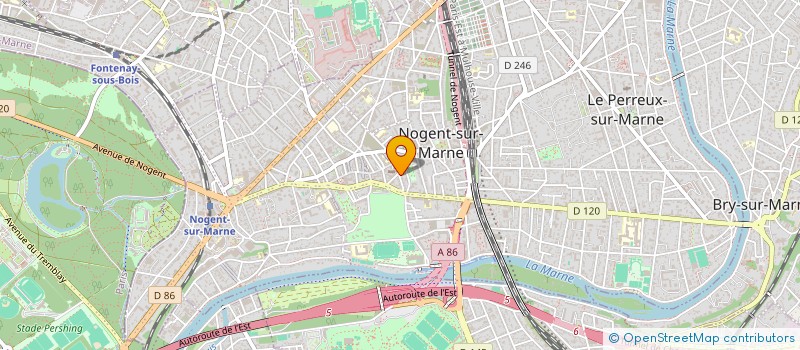 localisation de l'entreprise MONSIEUR FERNAND PROD'HOMME  NOGENT-SUR-MARNE