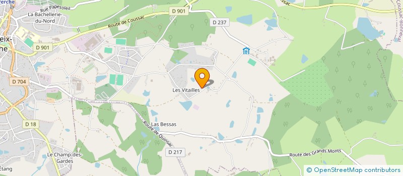 localisation de l'entreprise MONSIEUR FERNAND RENAUDIE  ST YRIEIX LA PERCHE